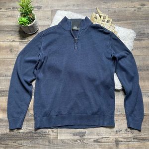 Oscar de la Renta 1/4 Zip Pullover Sweater
